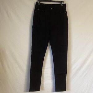 Reneshanta High-Waisted Black Skinny Jeans Size 15/16
